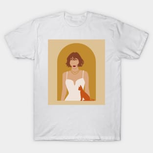 Mid Century Modern Illustration T-Shirt